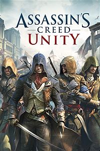 Обложка к игре Assassin's Creed Unity